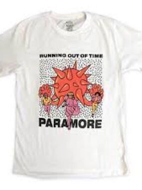 Paramore Running Out Of Time T-Shirt Size XXL New Hayley Williams